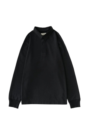 Studio Nicholson Alyk long-slevees polo shirt - Black