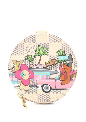 Louis Vuitton Pre-Owned 2021-2026 Damier Azur Vivienne Purse coin pouch - White