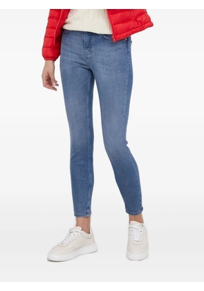 Drykorn logo-patch skinny jeans - Blue