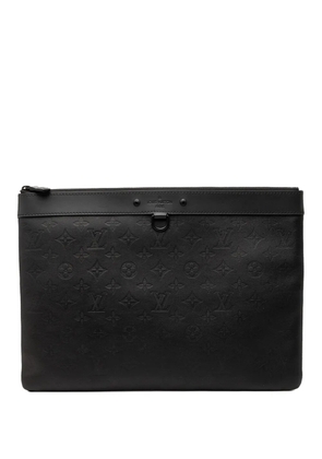 Louis Vuitton Pre-Owned 2018 Monogram Shadow Discovery Pochette clutch bag - Black