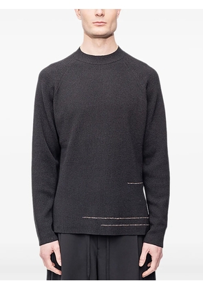 Devoa ribbed-knit pullover sweater - Black