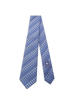 Gucci Pre-Owned Double G silk tie - Blue