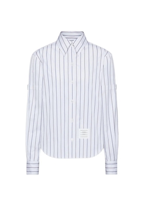 Thom Browne striped armband shirt - White