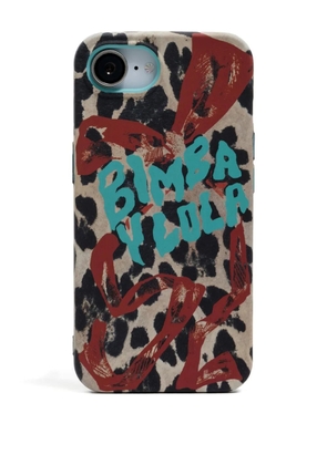 Bimba y Lola leopard-print iphone E case - Neutrals