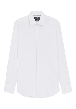 BOSS long-sleeve button-down shirt - White