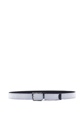 Paul & Shark reversible leather belt - White