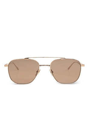 Leisure Society Montez textured-frame sunglasses - Gold
