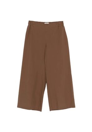 Ottod'Ame elastic-waistband trousers - Brown