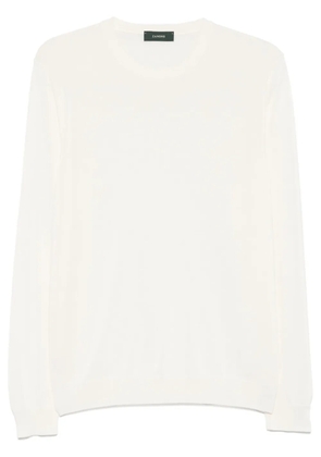 Zanone cotton sweater - White