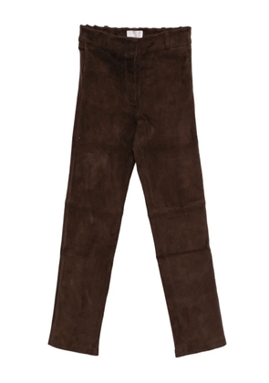 Hemisphere suede trousers - Brown