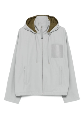 LOEWE hooded cotton jacket - Grey