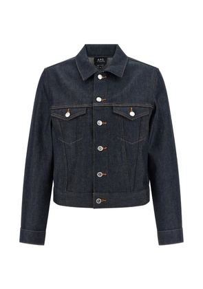A.P.C. Dion contrast-stitching jacket - Blue