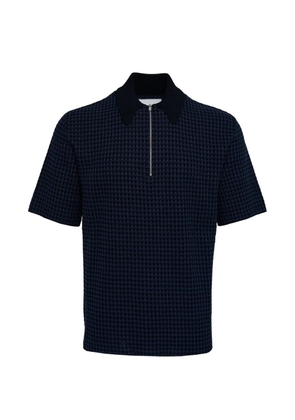Jil Sander half-zip polo shirt - Blue