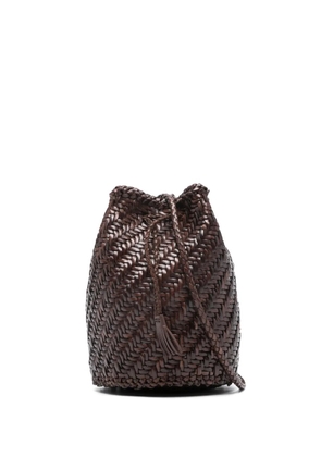 DRAGON DIFFUSION Pompom Double Jump bucket bag - Brown
