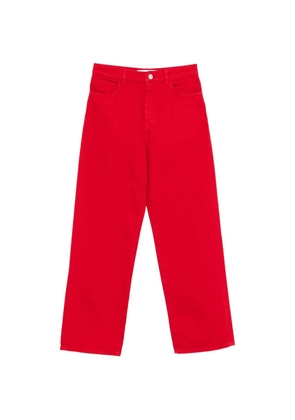 Róhe belt-loop pocket jeans - Red