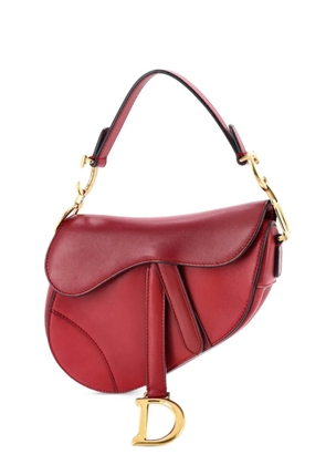 Christian Dior Pre-Owned Saddle Handbag Leather Mini shoulder bag - Red