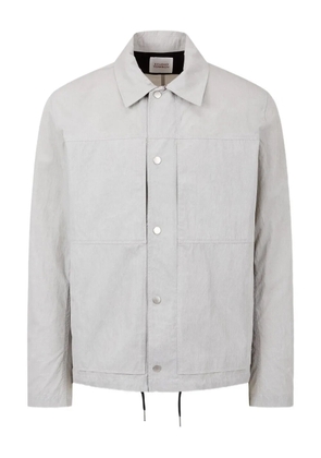 TOMBOY pocket-detail drawstring shirt jacket - Grey