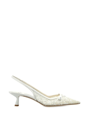 Jimmy Choo Amita embellishments pumps - Neutrals