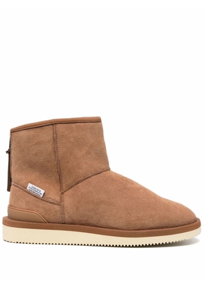 Suicoke shearling ankle boots - Brown