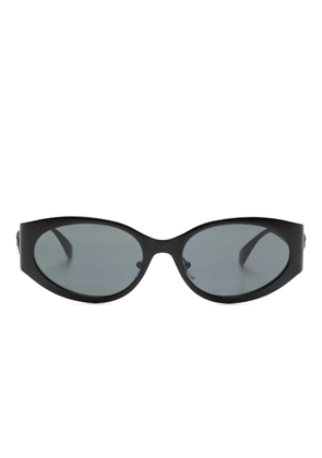 Versace Eyewear La Medusa oval-frame sunglasses - Black