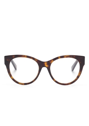 Bvlgari butterfly-frame glasses - Brown