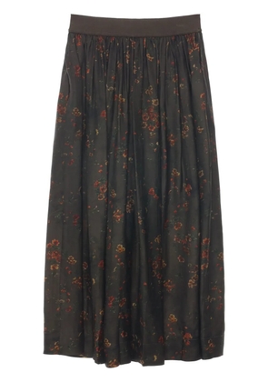 Uma Wang Gillian maxi skirt - Brown
