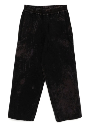 Stain Shade cotton track pants - Black