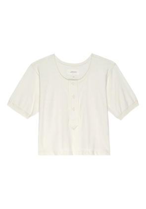 The Great. cotton T-shirt - Neutrals