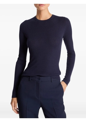 Michael Kors Collection ribbed long-sleeve T-shirt - Blue