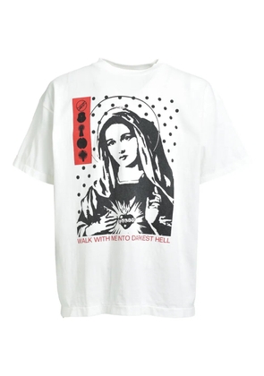 SAINT MXXXXXX graphic print T-shirt - White