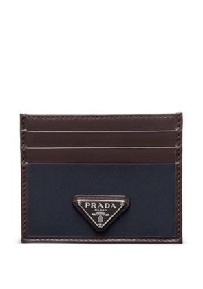 Prada Speedrock Re-Nylon card holder - Brown