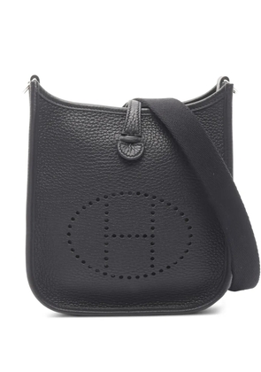Hermès Pre-Owned 2023 Evelyne leather shoulder bag - Black
