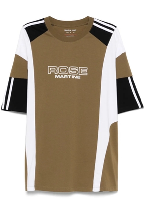 Martine Rose panelled T-shirt - Green