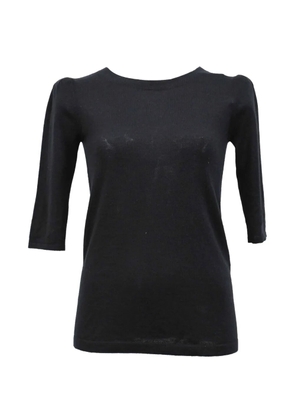 Valentino Garavani Pre-Owned quarter-sleeve top - Black