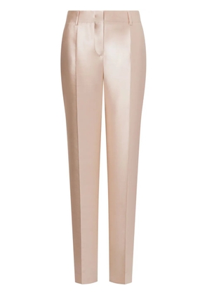 Alberta Ferretti Mikado satin trousers - Neutrals