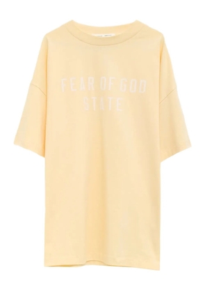 FEAR OF GOD ESSENTIALS logo T-shirt - Yellow