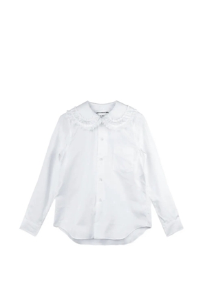 Comme Des Garçons Girl ruffled shirt - White