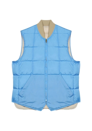 Fortela zip-fastening quilted gilet - Blue