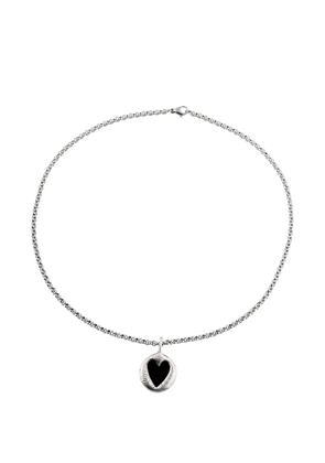 Poison Drop Lab heart-motif necklace - Silver