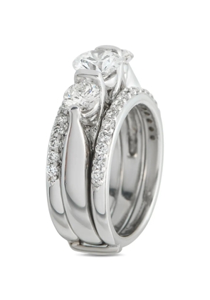 LB Exclusive embellished diamond ring - Silver