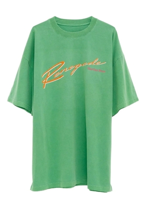 Martine Rose logo-print T-shirt - Green