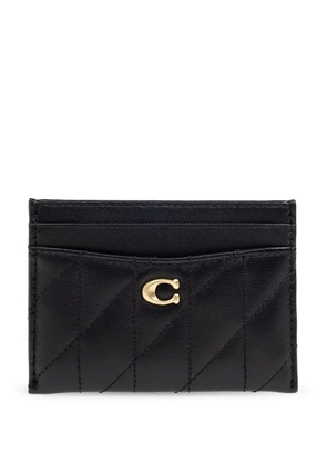 Coach Essential leather card holder - Black
