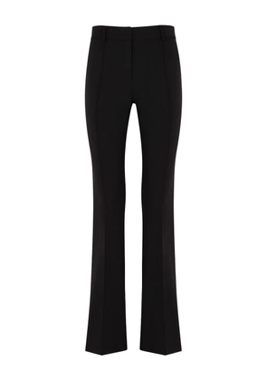 Veronica Beard Hibiscus flared trousers - Black