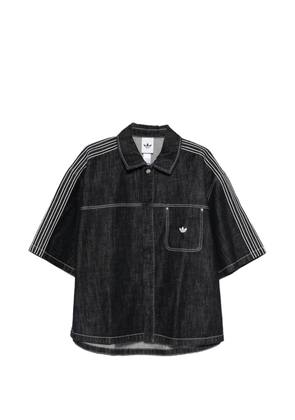 adidas striped pocket shirt - Blue