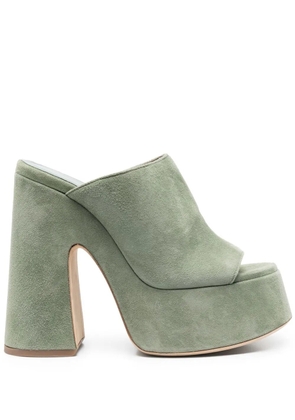 Vic Matie 140mm suede sandals - Green