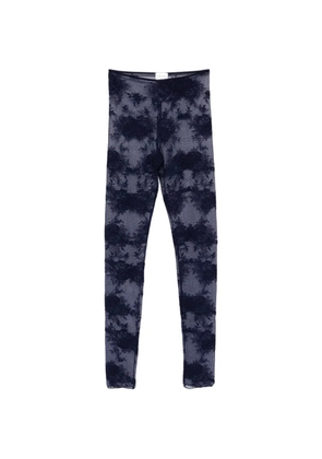 THE ANDAMANE Zillah floral-detail leggings - Blue
