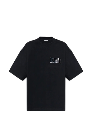 VETEMENTS black print T-shirt