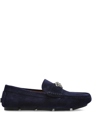 Versace Medusa-plaque loafers - Blue