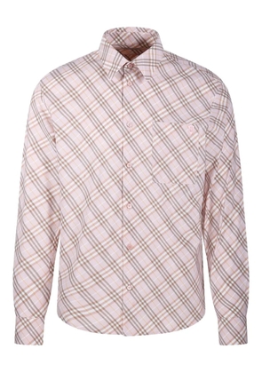 Burberry checked cotton shirt - Neutrals
