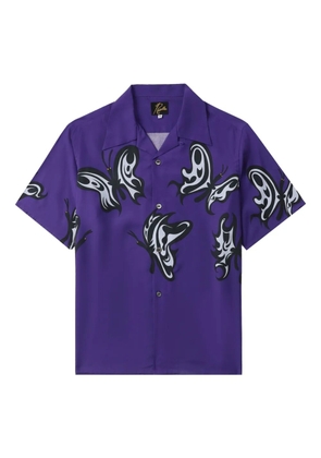 Needles Kae Tanaka One-Up butterfly-print shirt - Purple